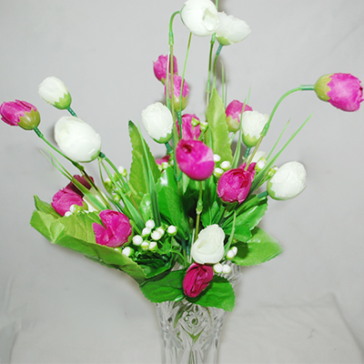 "Artificial Flowers with Vase-117-009 - Click here to View more details about this Product